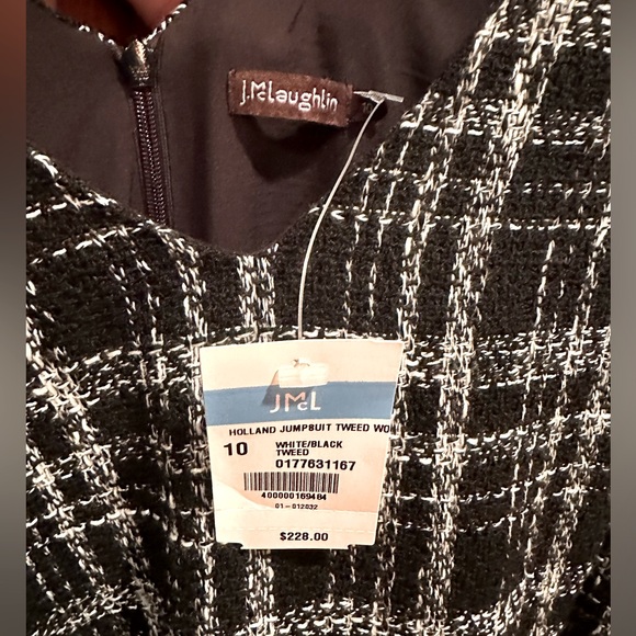 NWT J. McLaughlin Holland Jumpsuit in Tweed - Picture 7 of 9